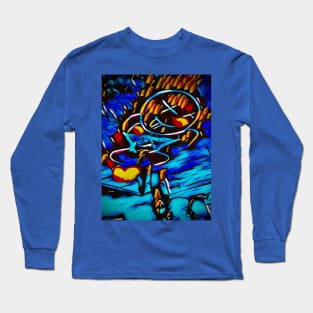 "the Fire of Creation" from Kit Ludlow's "A Museum of Mind" Long Sleeve T-Shirt